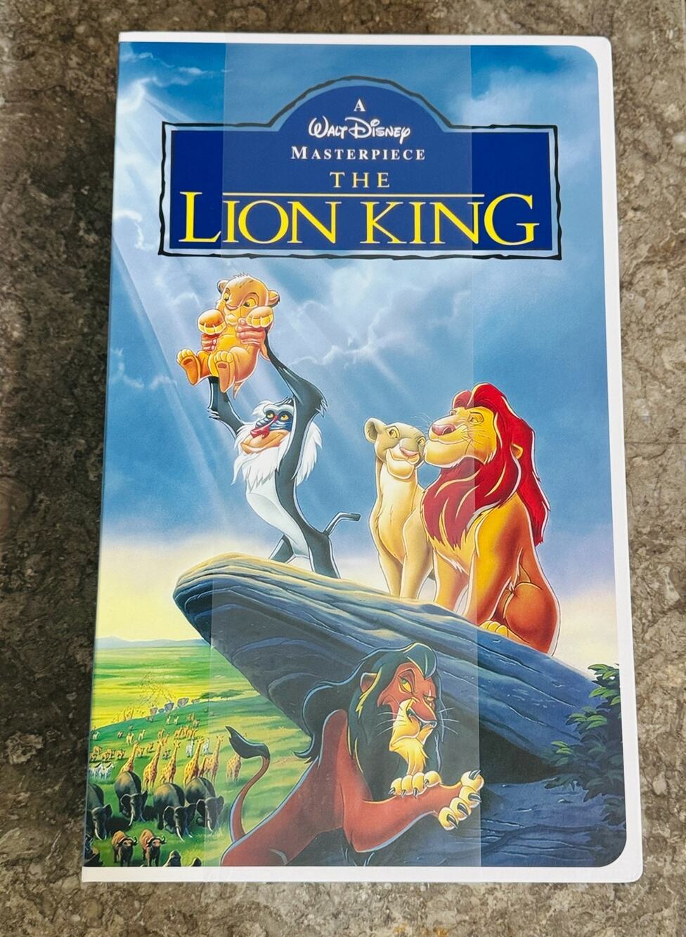 Disney The Lion King Classic VHS Tape Boxed Plush Throw Blanket – New & Sealed